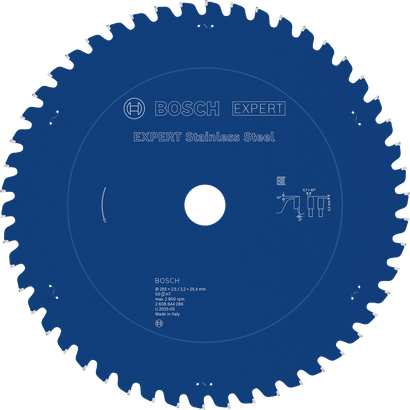 Lame de scie circulaire Bosch EXPERT en acier inoxydable, 50 dents.