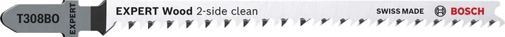 Lame de scie sauteuse Bosch EXPERT Wood 2-side clean T308BO.