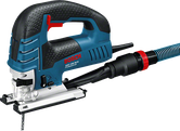 Scie sauteuse Bosch GST 150 BCE avec une puissance de 780 W et une profondeur de coupe du bois de 150 mm.
