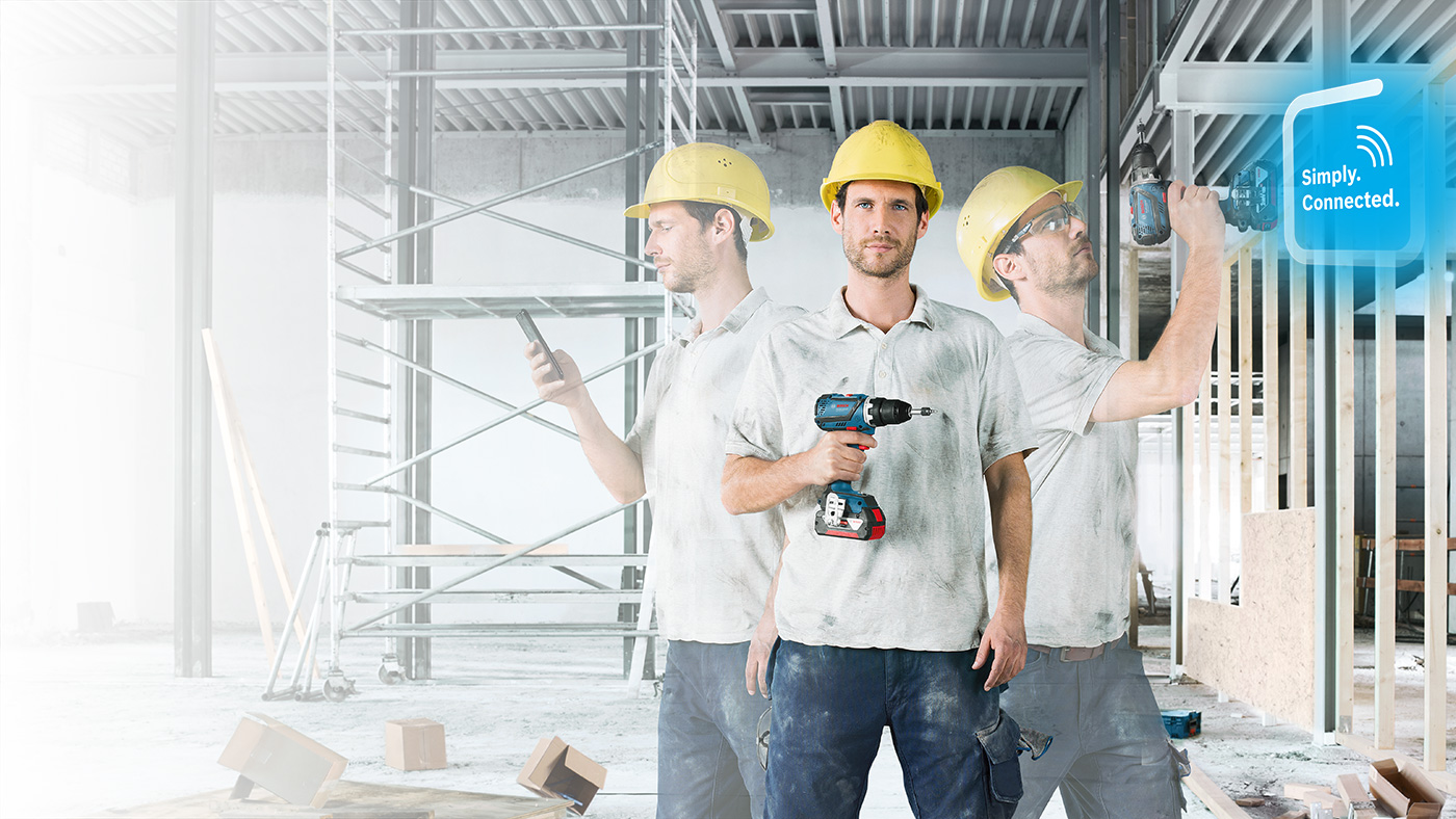 Simply.Connected. Takım Çantası uygulaması elektrikli el aletleri ve ölçüm aletleri ile kullanılabilir.