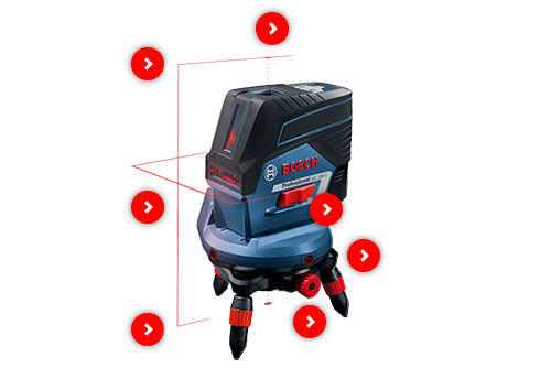 GCL 2-50 C kombi lazer ile hizalama