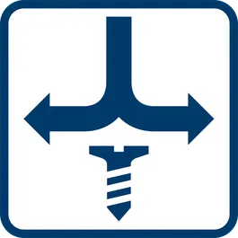 Sağ / sol dönüş Vidaları takmak ve sökmek için