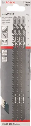 Bosch T 744 D dekupaj testere bıçağı, hızlı ahşap kesimi için.
