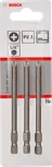 Bosch PZ1 89 mm tornavida uçları (üçlü set).