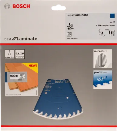 Bosch laminant daire testere bıçağı en iyisidir.