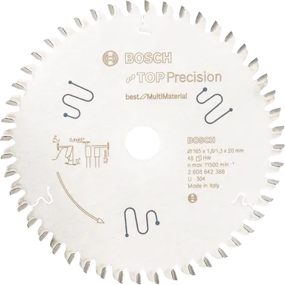 Bosch Top Precision Multi Material dairesel testere bıçağı 165mm.