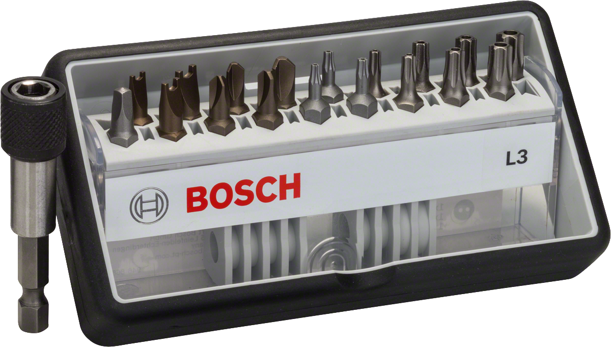 Bosch Robust Line 18+1 tornavida ucu seti, ekstra sert.