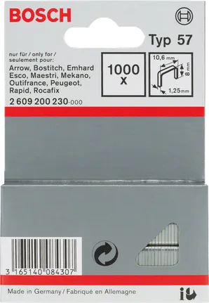Bosch Typ 57 8mm zımba teli 1000×.