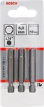 Bosch 6 mm altıgen tornavida uçları seti, 49 mm uzunluk.