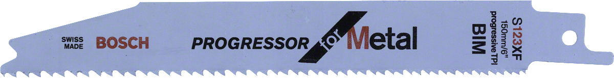 Bosch S123XF Progressor Metal testere bıçağı.