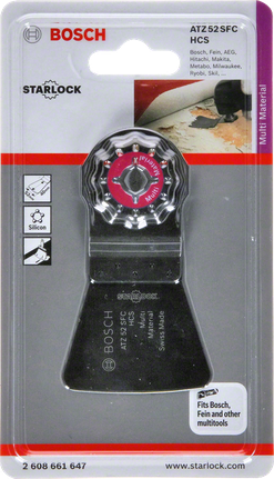 Bosch HCS kazıyıcı ATZ 52 SFC esnek bıçak aksesuarı.