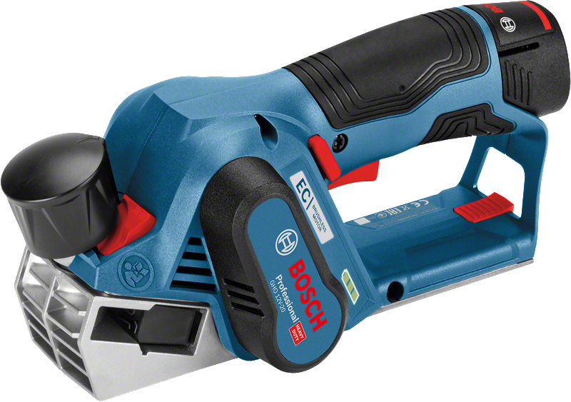 Bosch GHO 12V-20 akülü ahşap planyalama makinesi.