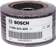 Bosch X431 flap disk, 115 mm, 120 kum tanecik boyutu, metal için.