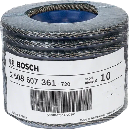 Bosch X551 Expert metal yüzey zımpara diski, 115 mm çapında.