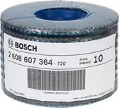 Bosch Flap Disc X551 Expert Metal Zımpara Diski, 115 mm, 120 kum tanecik boyutu.