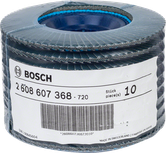 Bosch X551 Expert metal zımpara diski, 125 mm, 120 kum tanecik boyutu.