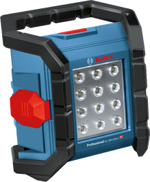 Bosch GLI 18V-1200 akülü LED çalışma lambası.