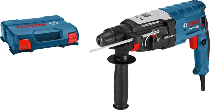 Bosch GBH 2-28 darbeli matkap taşıma çantasıyla birlikte.
