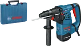 Bosch GBH 3-28 DRE kırıcı-delici taşıma çantasıyla birlikte.