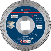 Bosch EXPERT HardCeramic X-LOCK elmas kesme diski 125mm.