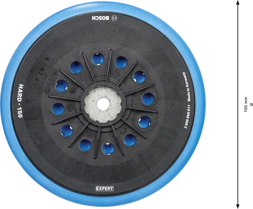 Bosch EXPERT çok delikli sert zımpara pedi 150 mm.