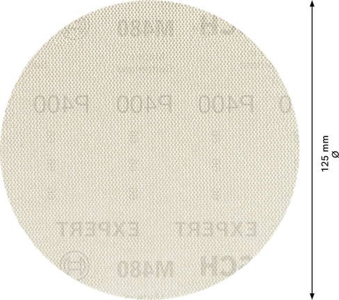 Bosch EXPERT M480 zımpara ağı 125mm G 400.