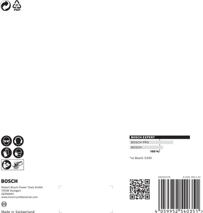 Bosch EXPERT M480 Zımpara Ağı 150 mm G 400, orbital zımpara makineleri için.