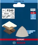 Bosch EXPERT M480 93mm P240 zımpara filesi 5'li paket.