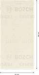 Bosch EXPERT M480 Zımpara Ağı 93x186 mm G 100 yaprak.