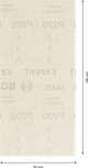 Bosch EXPERT M480 zımpara kağıdı 93x186 mm G 220.
