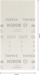 Bosch EXPERT M480 zımpara ağı 115x230 mm, kum boyutu 320.