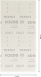 Bosch EXPERT M480 zımpara filesi, 115x230 mm G 400.