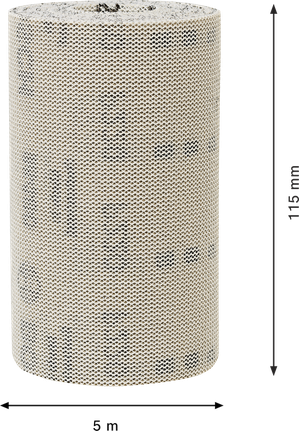 Bosch EXPERT M480 Zımpara Ağı Rulosu 115mm G220.