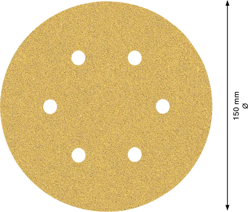 Bosch EXPERT C470 zımpara diski 150 mm 6 delik G 60.