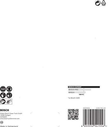 Bosch EXPERT C470 150 mm zımpara kağıdı 120 grit.