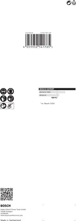 Bosch C470 93x230mm G40 zımpara kağıdı 10'lu paket.