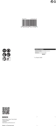 Bosch C470 115×230 mm zımpara kağıdı 60 grit.