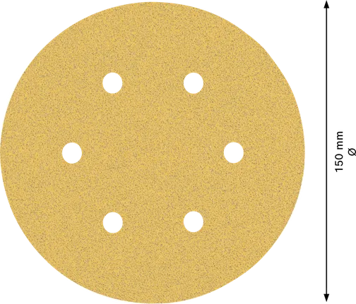 Bosch EXPERT C470 150mm 6 delikli zımpara diski.