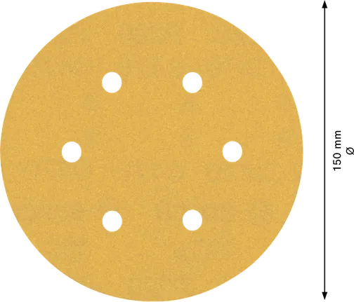 Bosch EXPERT C470 zımpara diski 150mm 6 delikli, grit 220.