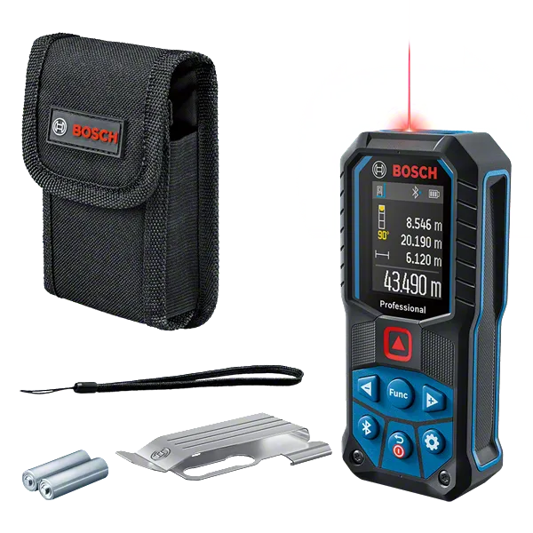 Bosch GLM 50-27 C renkli ekranlı lazer ölçüm cihazı.