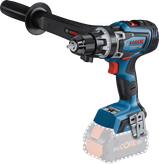 Bosch GSR 18V-150 C yan saplı akülü matkap.