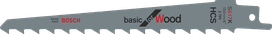 Bosch S617K ahşap kesme alternatif testere bıçağı.