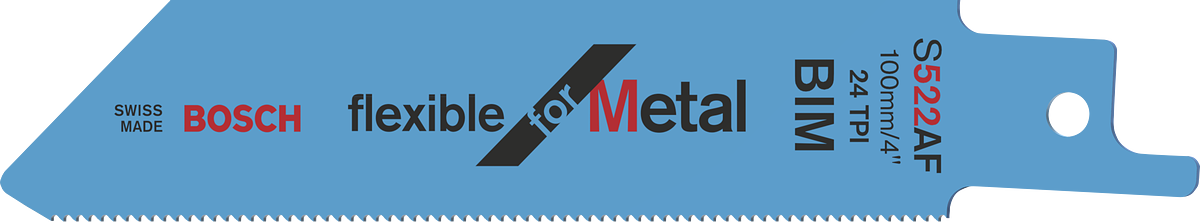 Bosch S 522 AF metal kesme testere bıçağı.