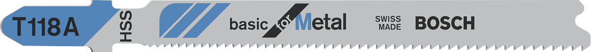Bosch T118A metal kesme testeresi bıçağı.