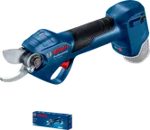 Bosch Pro Pruner akülü budama makası dalları kesmek için.