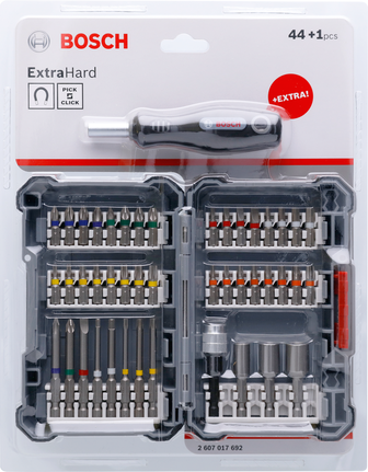 Bosch 45 parçalı tornavida ucu seti.