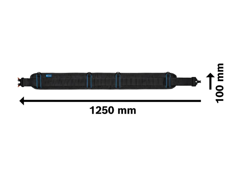 Bosch Belt 108, 1250 mm uzunluğunda, yastıklı alet kemeri.