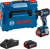 Bosch GSR 18V-90 C şarjlı matkap seti ve kutusu.