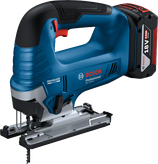Bosch GST 185-Li 18V akülü dekupaj testeresi.