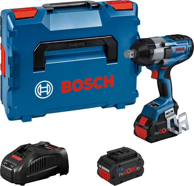 Bosch GDS 18V-1050 H akülü darbeli anahtar seti.